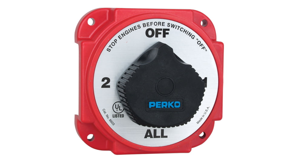 Perko Duty Battery Selector Switch w/Alternator Field Disconnect Heavy 33120