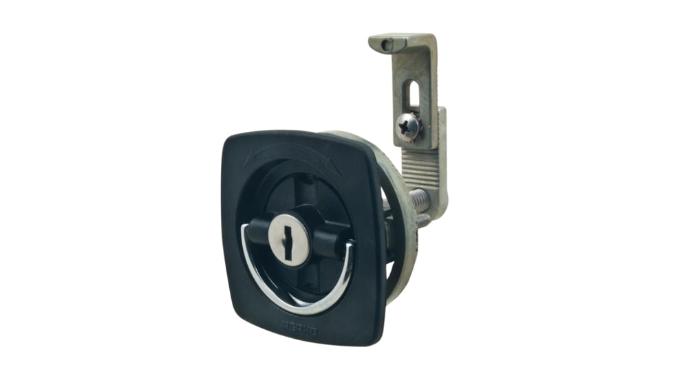 Perko Flush Lock With Offset Adjustable Cam Bar, 0931DP2BLK