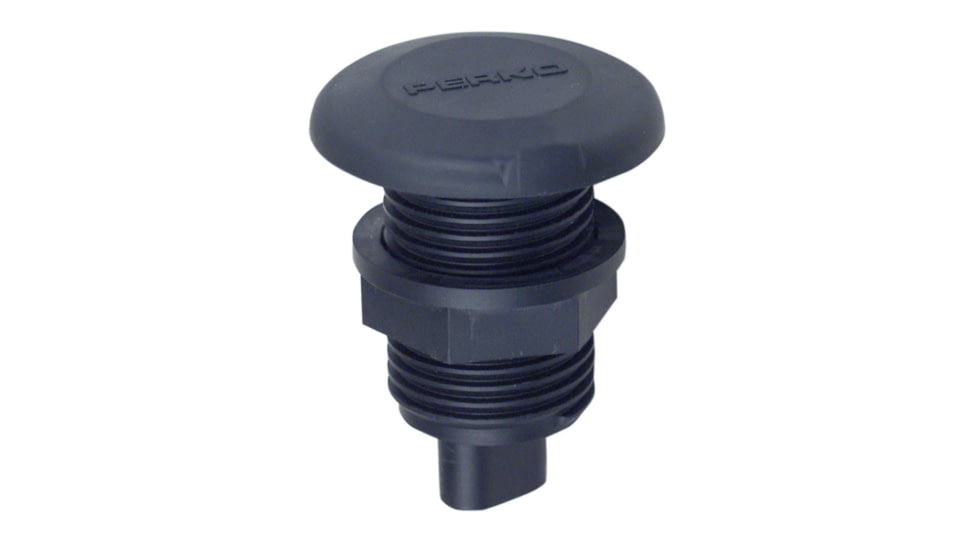 Perko Mini Mount Plug-In Type Base, 2 Pin, Black, 1049P00DPB