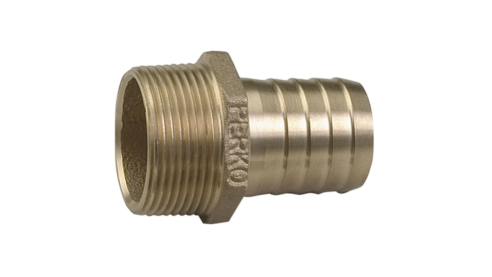 Perko Pipe to Hose Adapter Straight Bronze MADE IN THE USA 1/2&quot; 39152