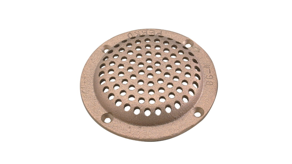 Perko Round Bronze Strainer MADE IN THE USA 6" 39164