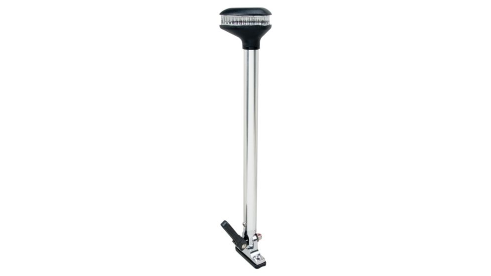 Perko Stealth Series L.E.D. Fold Down All-Round Light w/ Vertical Mount,  13-3/8in Height,  2NM Range, 1642DP0CHR