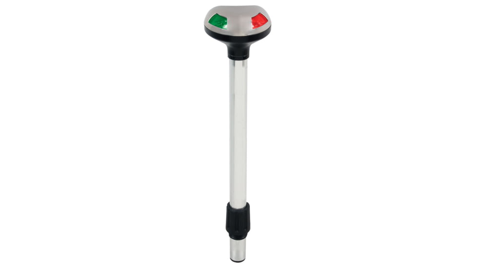 Perko Stealth Series LED Bi-Color Pole Light w/ Small Threaded Collar, 2 Mile, 12in, 1619DP2BLK