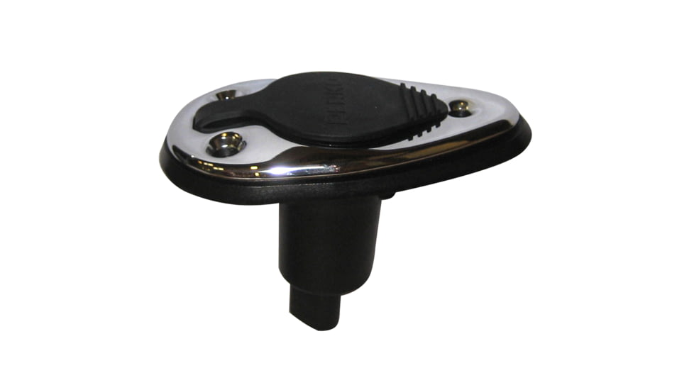 Perko Threaded Collar Pole Light Mounting Base, 2 Pin, Stainless Steel, 1048P0SDP