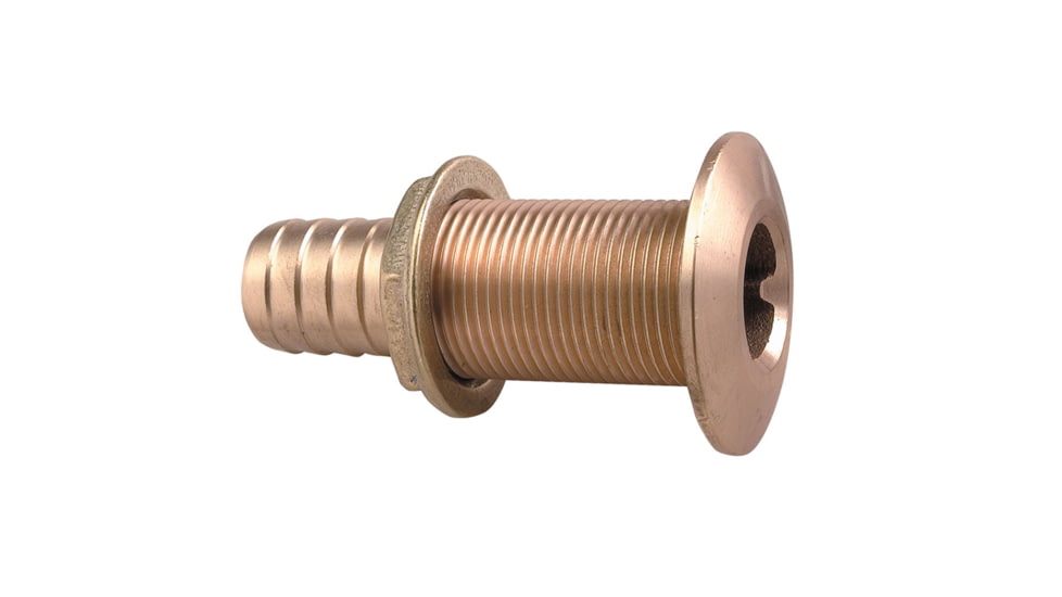 Perko Thru-Hull Fitting f/ Hose Bronze Made in the USA 1-1/8" 39190