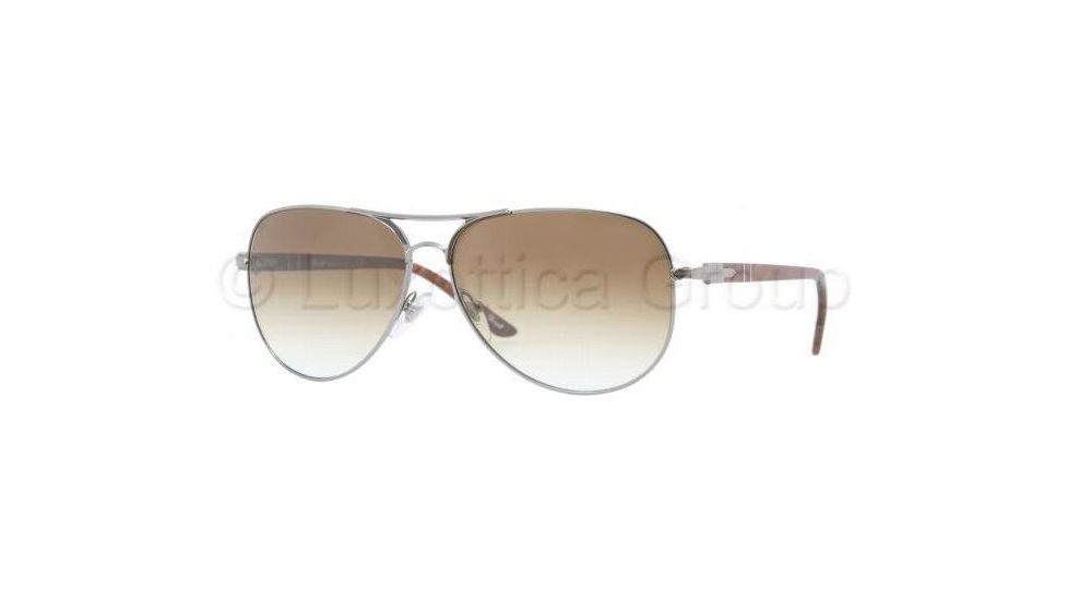 Persol GIU PO2393S Progressive Prescription Sunglasses PO2393S-997-51-5713 - Frame Color: Gunmetal, Lens Diameter: 57 mm