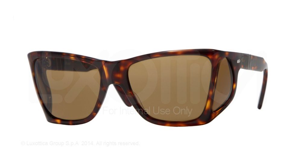 Persol PO0009 Bifocal Prescription Sunglasses PO0009-24-57-57 - Lens Diameter 57 mm, Frame Color Havana