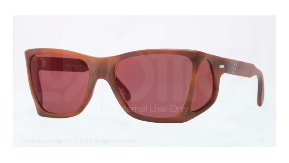 Persol PO0009 Bifocal Prescription Sunglasses PO0009-994-O2-57 - Lens Diameter 57 mm, Frame Color Matte Brown
