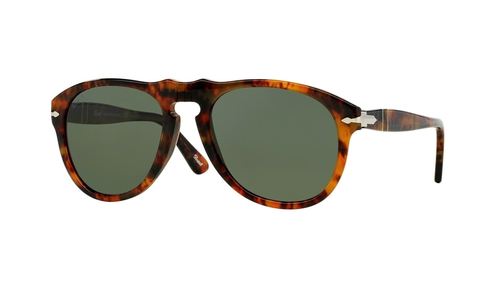 Persol PO0649 Prescription Sunglasses PO0649-108-58-52 - Lens Diameter 52 mm, Frame Color Caffe'