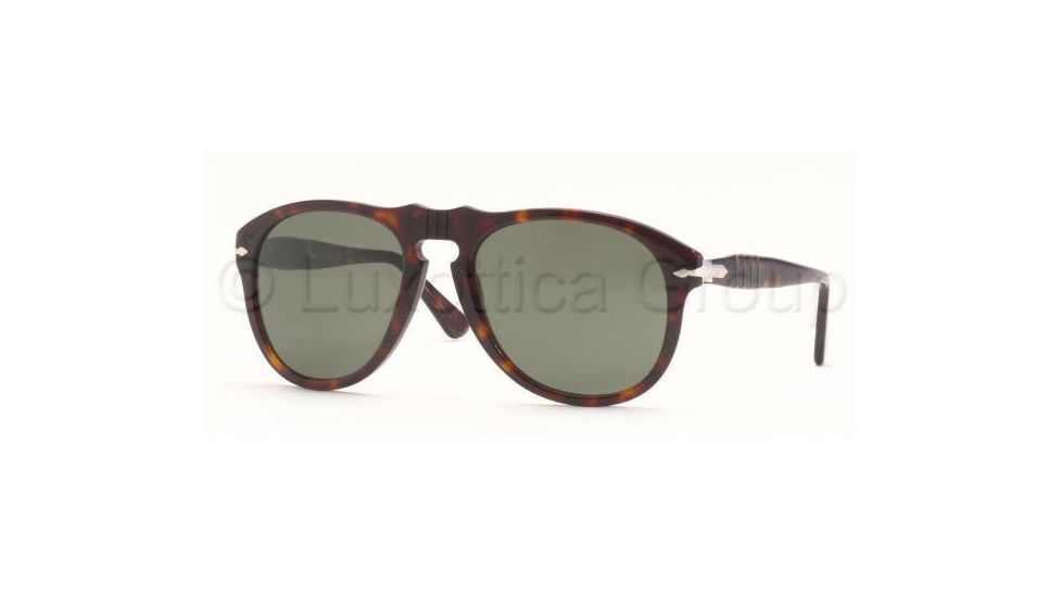 Persol PO0649 Single Vision Prescription Sunglasses PO0649-24-31-5620 - Lens Diameter: 56 mm, Frame Color: Havana