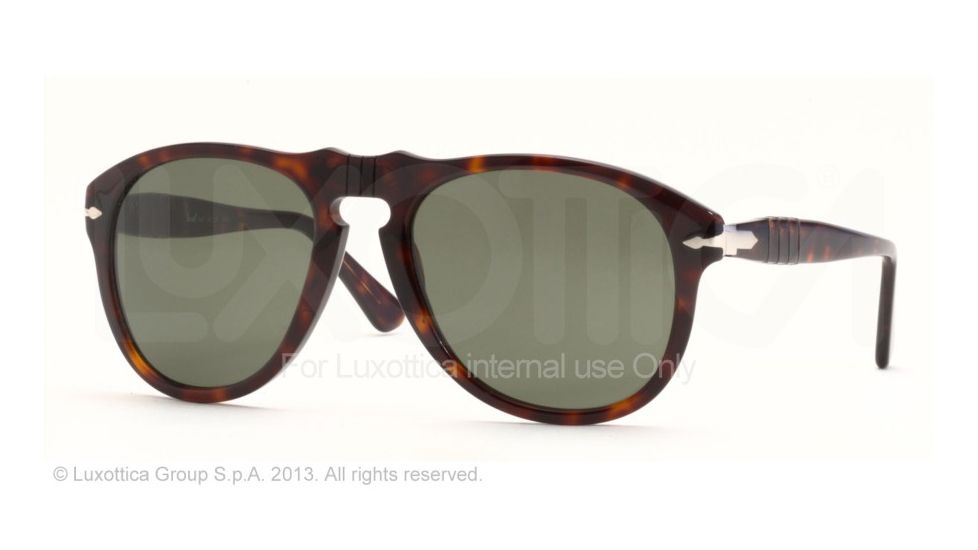 Persol PO0649 Prescription Sunglasses PO0649-24-31-54 - Lens Diameter 54 mm, Frame Color Havana