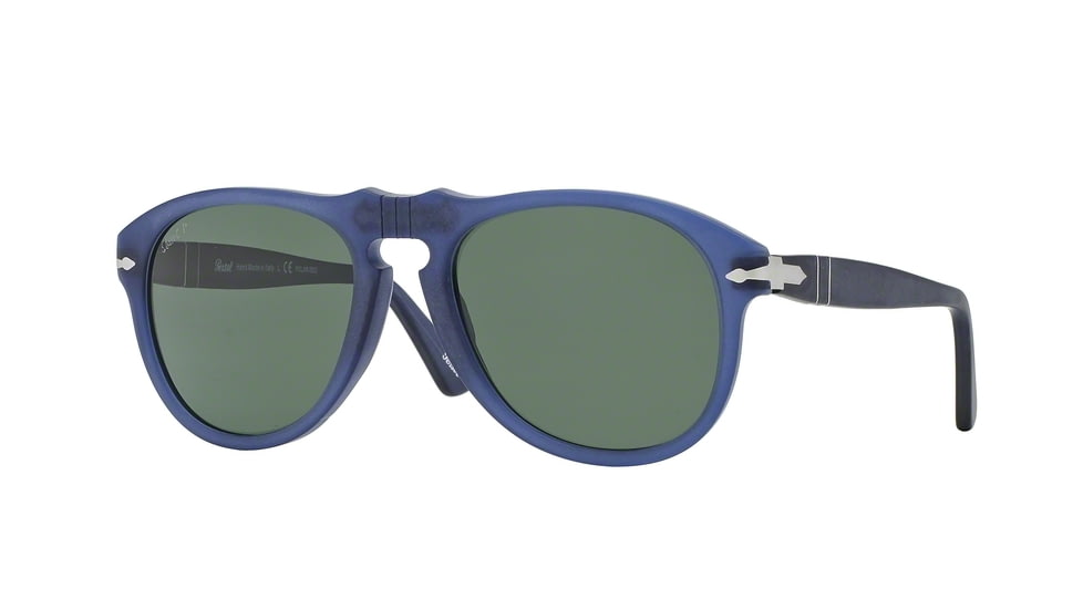Persol PO0649 Prescription Sunglasses PO0649-902058-52 - Lens Diameter 52 mm, Frame Color Cobalto