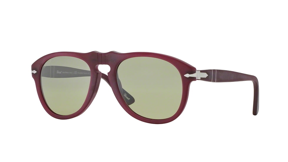 Persol PO0649 Prescription Sunglasses PO0649-902183-54 - Lens Diameter 54 mm, Frame Color Granato