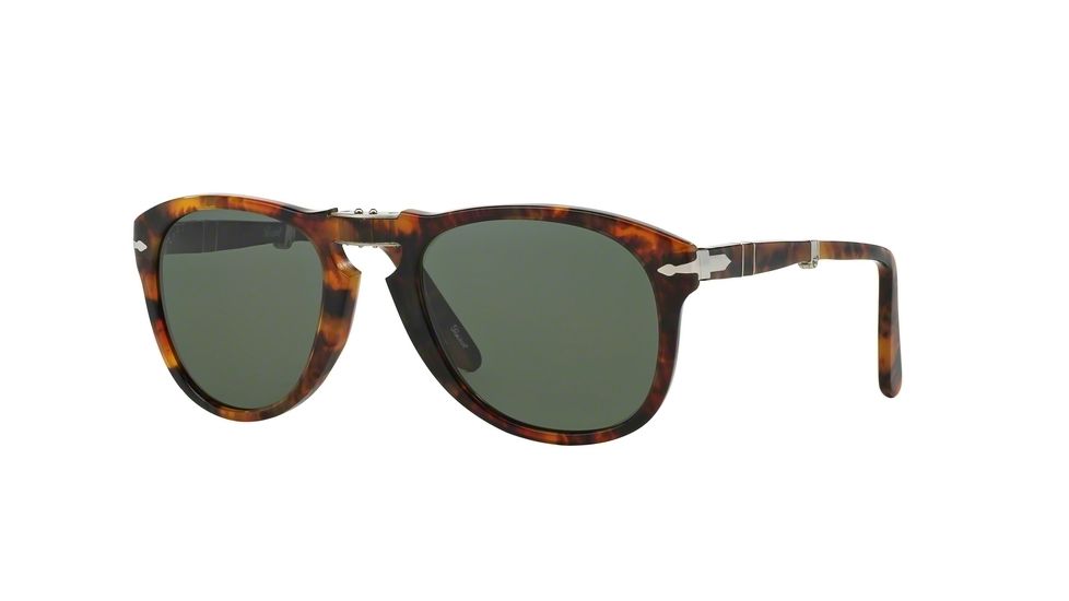 Persol PO0714 Progressive Prescription Sunglasses PO0714-108-58-52 - Lens Diameter 52 mm, Frame Color Caffe'