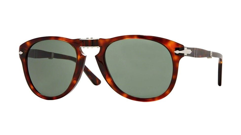 Persol PO0714 Progressive Prescription Sunglasses PO0714-24-31-52 - Lens Diameter 52 mm, Frame Color Havana