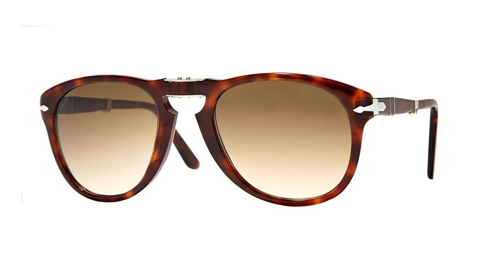 Persol PO0714 Progressive Prescription Sunglasses PO0714-24-51-52 - Lens Diameter 52 mm, Frame Color Havana