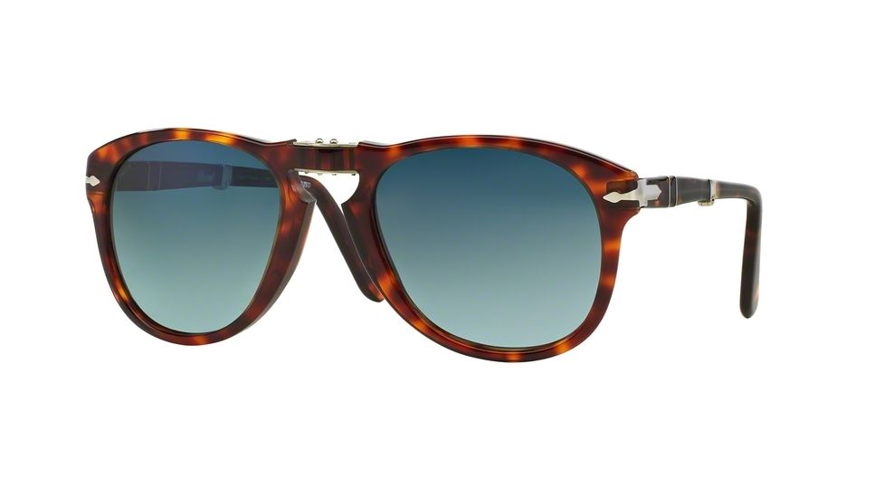 Persol PO0714 Progressive Prescription Sunglasses PO0714-24-S3-54 - Lens Diameter 54 mm, Frame Color Havana