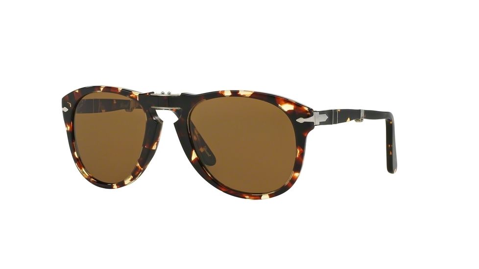 Persol PO0714 Progressive Prescription Sunglasses PO0714-985-57-52 - Lens Diameter 52 mm, Frame Color Tabacco Virginia