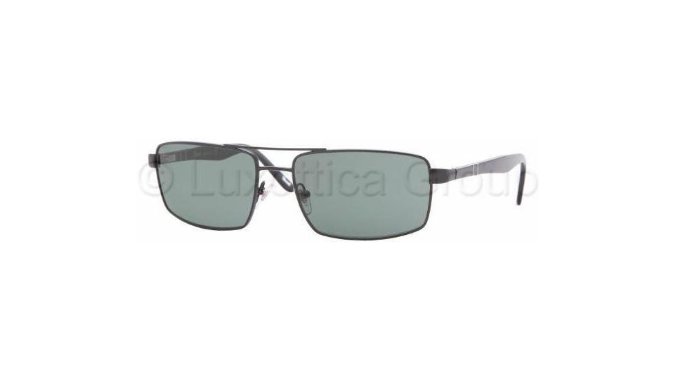 Persol PO2355S Single Vision Prescription Sunglasses PO2355S-594-58-5517 - Lens Diameter: 55 mm, Frame Color: Black