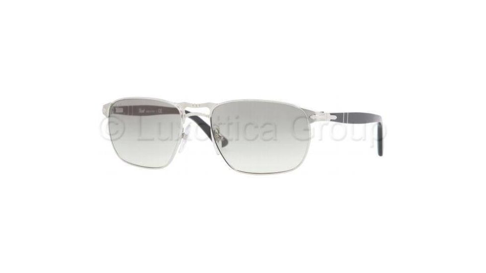 Persol PO2380S Progressive Prescription Sunglasses PO2380S-518-31-5418 - Lens Diameter: 54 mm, Frame Color: Silver