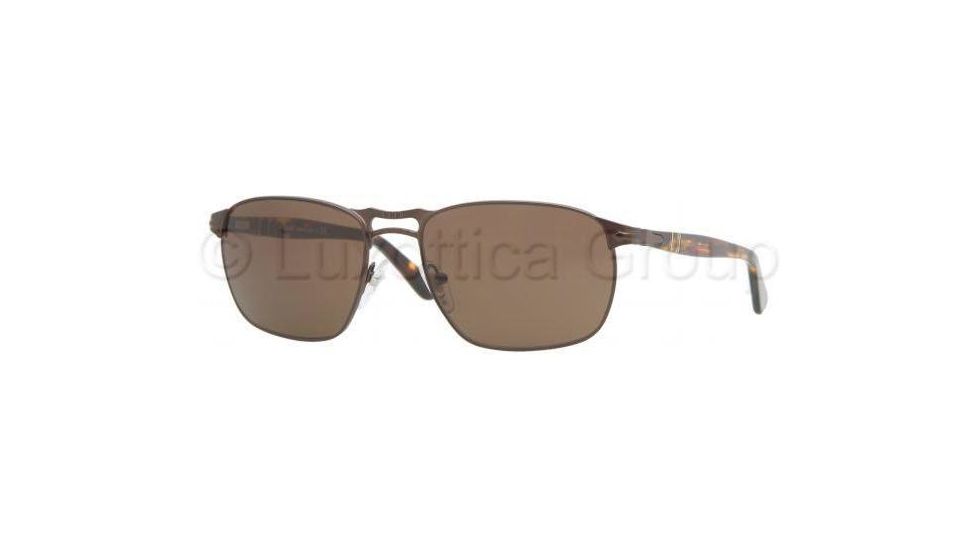 Persol PO2380S Progressive Prescription Sunglasses PO2380S-962-33-5418 - Lens Diameter: 54 mm, Frame Color: Matte Brown