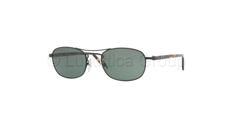 Persol PO2381S Progressive Prescription Sunglasses PO2381S-961-31-5320 - Frame Color: Matte Black, Lens Diameter: 53 mm