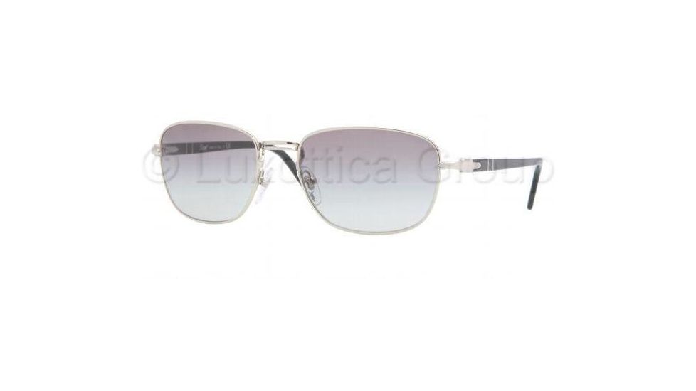 Persol PO2386S Single Vision Prescription Sunglasses PO2386S-518-32-5418 - Lens Diameter: 54 mm, Frame Color: Silver