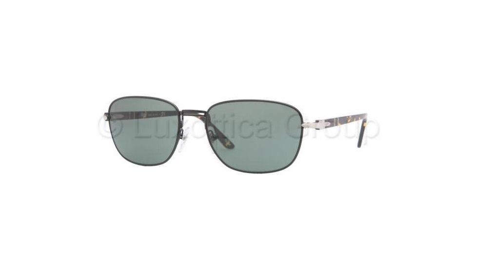 Persol PO2386S Single Vision Prescription Sunglasses PO2386S-968-31-5418 - Lens Diameter: 54 mm, Frame Color: Matte Black