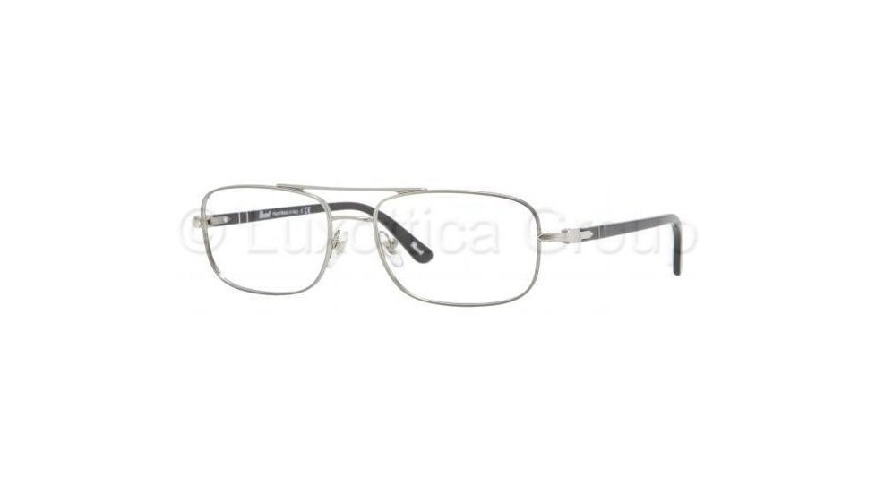 Persol PO2403V Single Vision Prescription Eyeglasses 1005-5317 - Gun Metal Frame