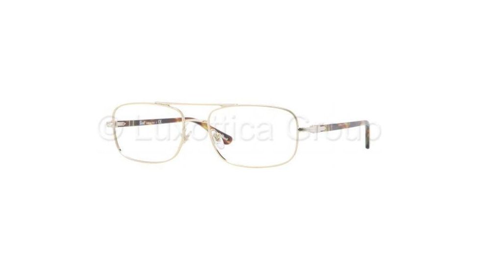 Persol PO2403V Single Vision Prescription Eyeglasses 976-5317 - Light Gold Frame