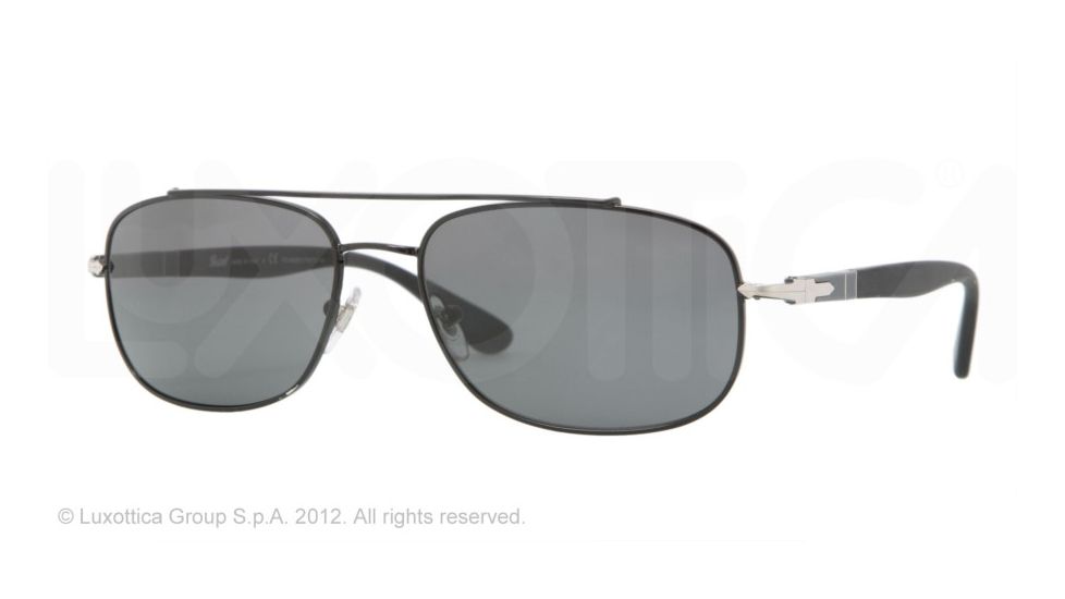 Persol PO2405S Prescription Sunglasses PO2405S-10224N-59 - Lens Diameter 59 mm, Frame Color Black