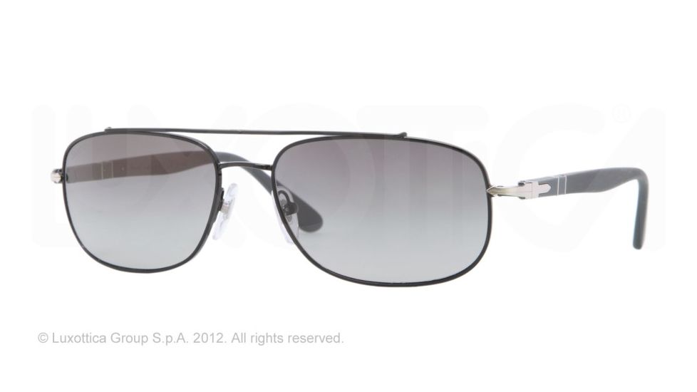 Persol PO2405S Prescription Sunglasses PO2405S-1035M3-59 - Lens Diameter 59 mm, Frame Color Shiny Black