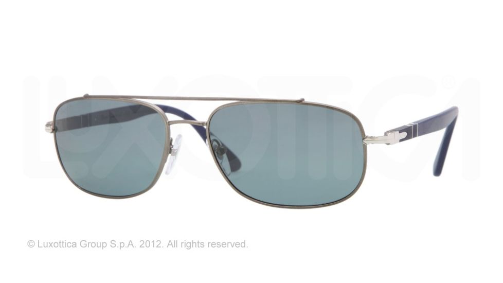 Persol PO2405S Prescription Sunglasses PO2405S-10424N-59 - Lens Diameter 59 mm, Frame Color Brown/Green