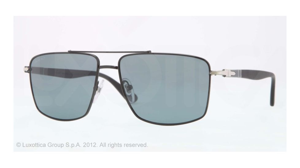 Persol PO2430S Progressive Prescription Sunglasses PO2430S-10224N-55 - Lens Diameter 55 mm, Frame Color Black