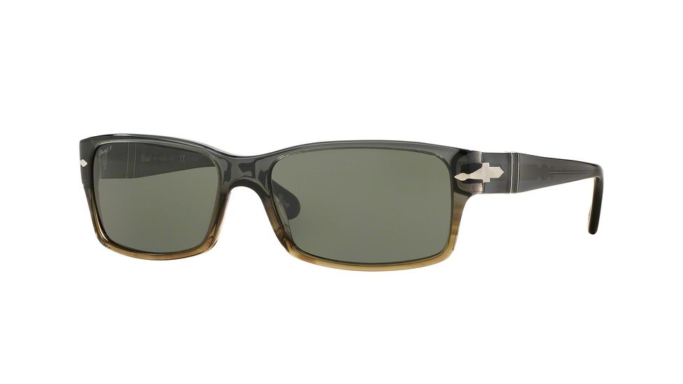 Persol PO2803S Progressive Prescription Sunglasses PO2803S-101258-58 - Lens Diameter 58 mm, Frame Color Grey Gradient Green
