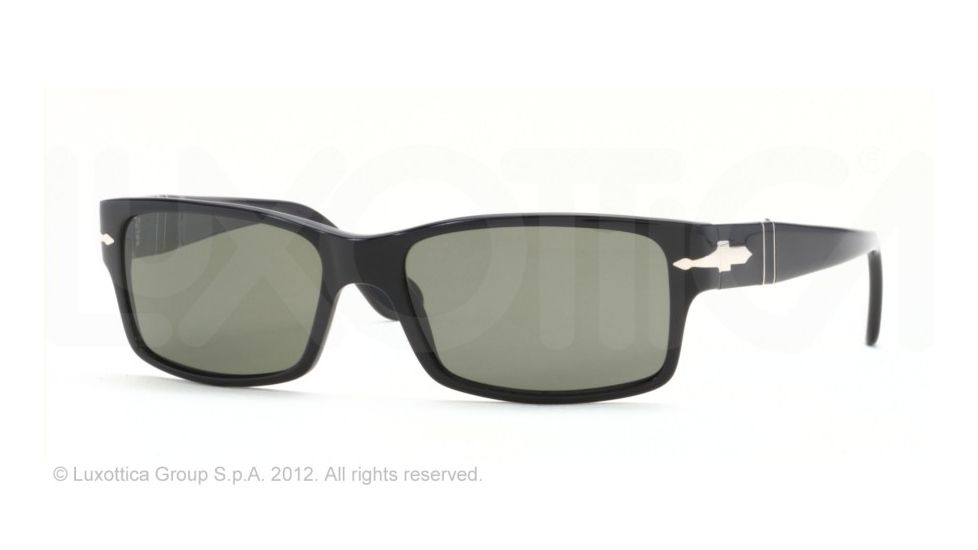 Persol PO2803S Progressive Prescription Sunglasses PO2803S-95-58-58 - Lens Diameter 58 mm, Frame Color Black