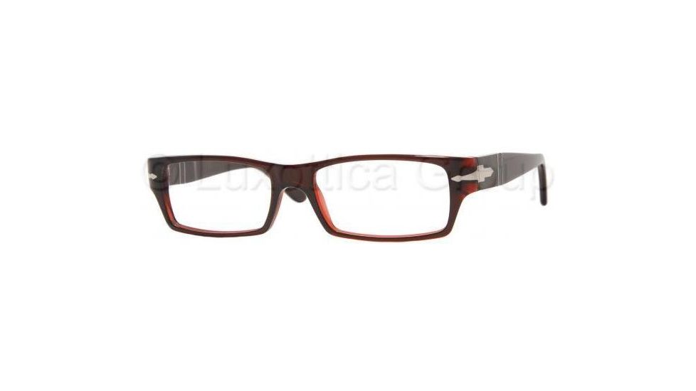 Persol PO2857V Single Vision Prescription Eyewear 685-5216 - Dark Bordeaux 