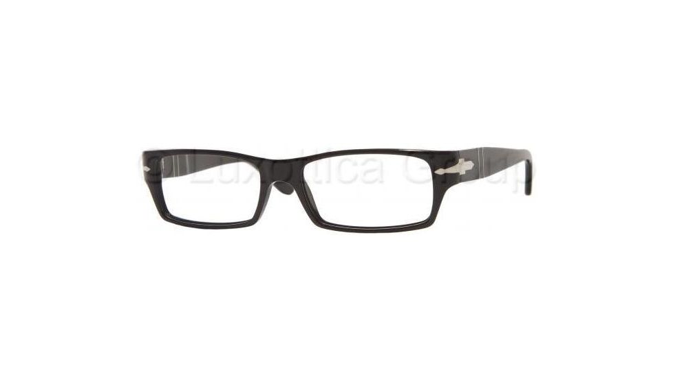 Persol PO2857V Single Vision Prescription Eyewear 95-5416 - Black 