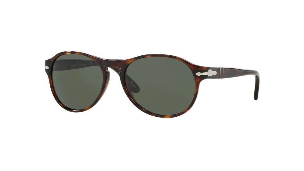 Persol PO2931S Progressive Prescription Sunglasses PO2931S-24-31-55 - Lens Diameter 55 mm, Frame Color Havana