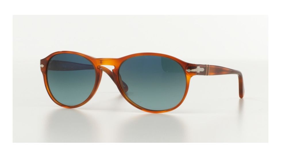 Persol PO2931S Progressive Prescription Sunglasses PO2931S-96-S3-53 - Lens Diameter 53 mm, Frame Color Terra Di Siena