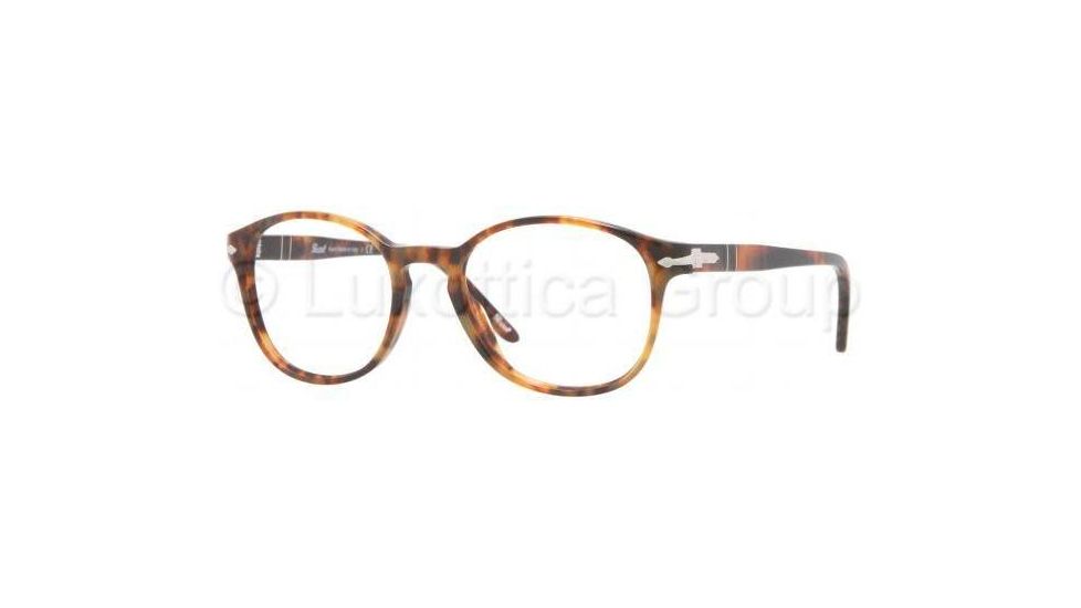 Persol PO2945V Progressive Prescription Eyeglasses 108-4718 - Light Havana 