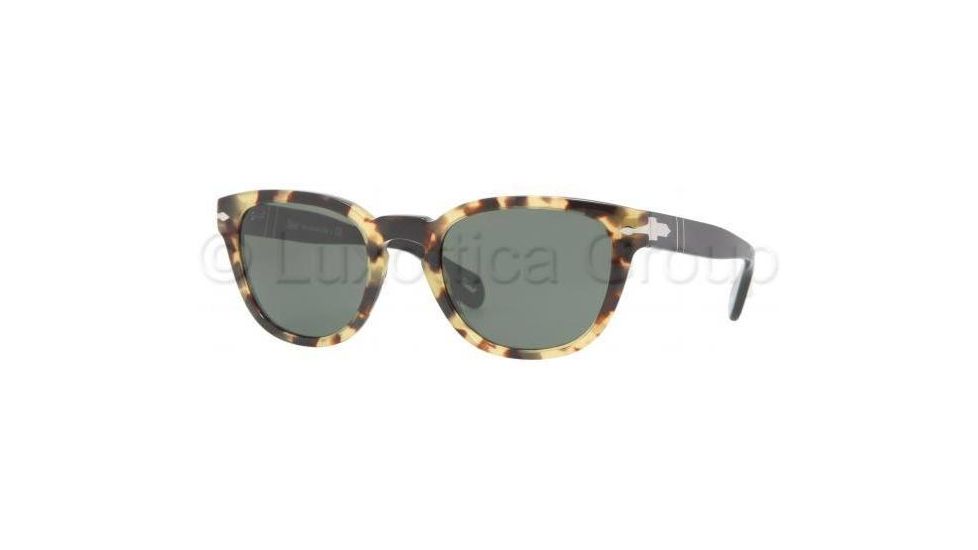Persol PO2961S Progressive Prescription Sunglasses PO2961S-811-31-5121 - Lens Diameter: 51 mm, Frame Color: Light Havana