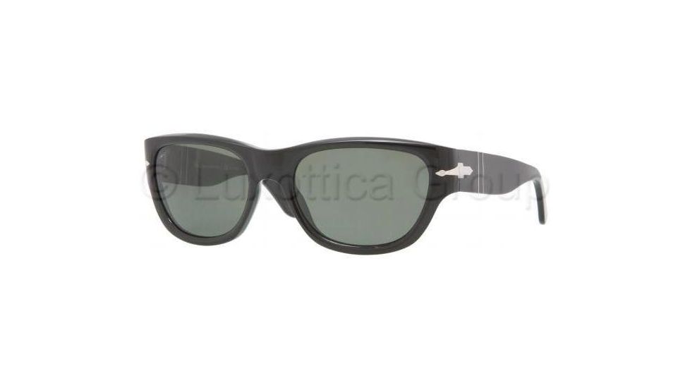 Persol PO2967S Sunglasses 95/58-5519 - Black Crystal Green Polarized