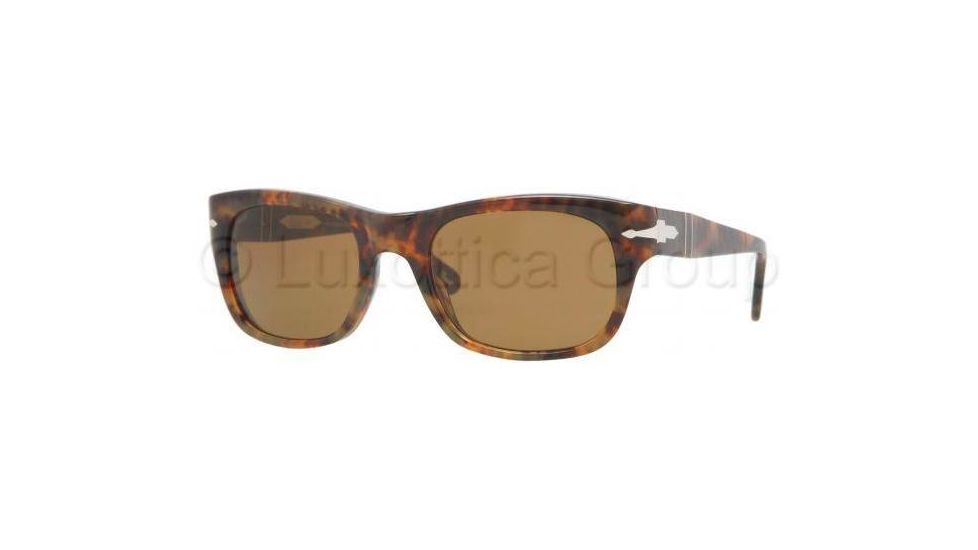 Persol PO2978S Single Vision Prescription Sunglasses PO2978S-108-33-5321 - Frame Color: Light Havana, Lens Diameter: 53 mm