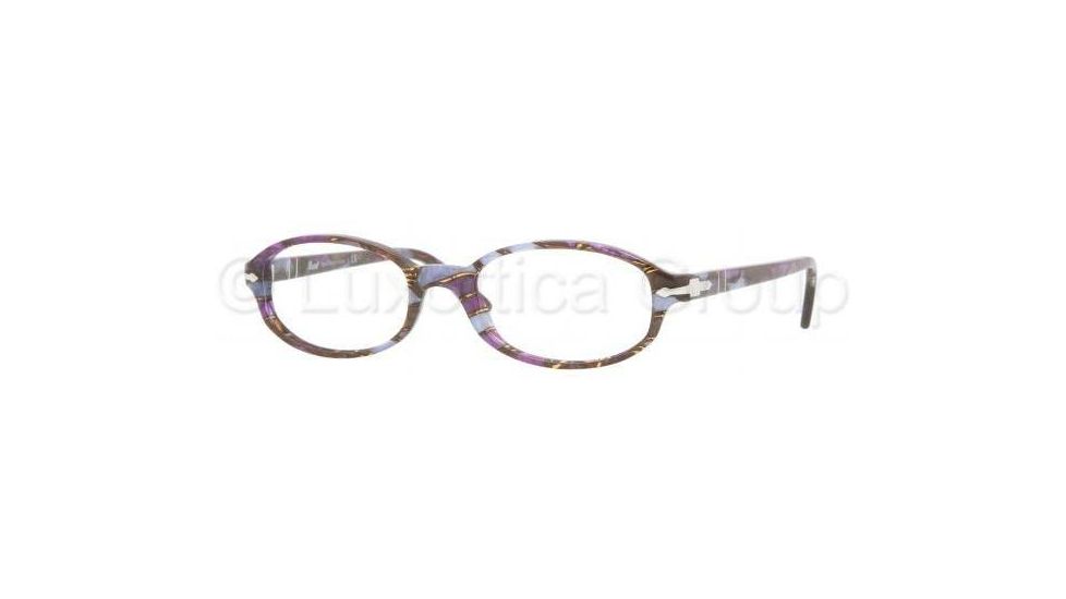 Persol PO2980V Bifocal Prescription Eyeglasses 916-5318 - Mosaic Violet-blue 
