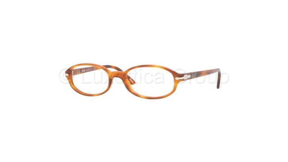 Persol PO2980V Bifocal Prescription Eyeglasses 96-5118 - Light Havana 
