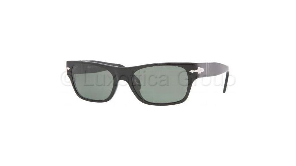 Persol PO2993S Bifocal Prescription Sunglasses PO2993S-95-31-5418 - Lens Diameter: 54 mm, Frame Color: Black