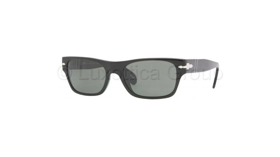 Persol PO2993S Bifocal Prescription Sunglasses PO2993S-95-58-5418 - Lens Diameter: 54 mm, Frame Color: Black