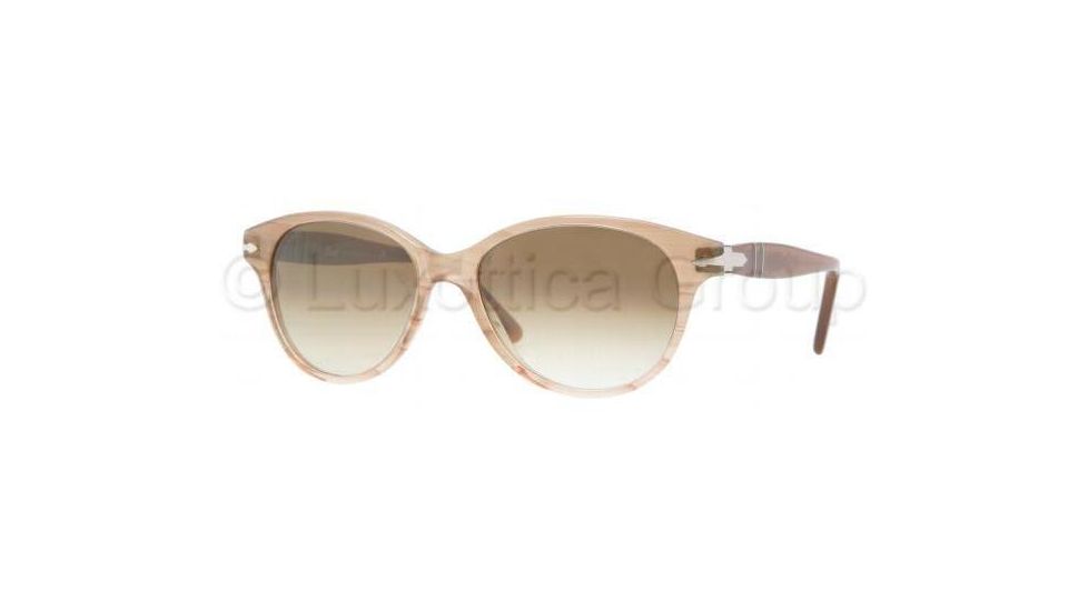Persol PO3017S Sunglasses 946/51-5200 - Pink / Brown Gradient Pink Crystal Frame, Brown Gradient Lenses