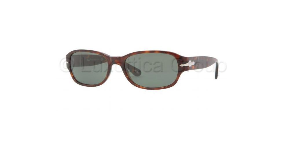 Persol PO3022S Single Vision Prescription Sunglasses PO3022S-24-31-5618 - Lens Diameter 56 mm, Frame Color Havana